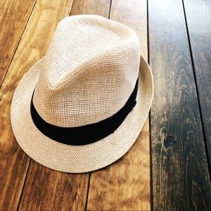 Woven Fedora Hat